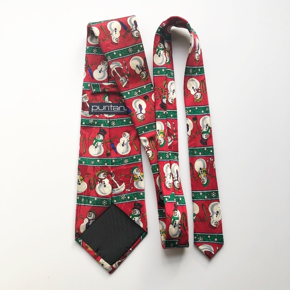Puritan Other - Puritan Snowman Christmas/Holiday Tie